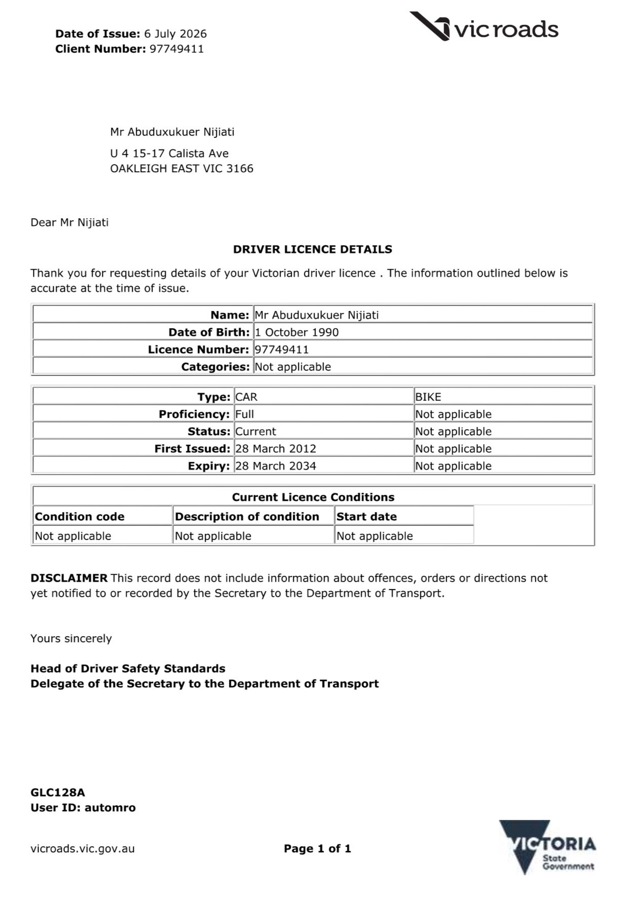 victoria-roads-licence-details-translator